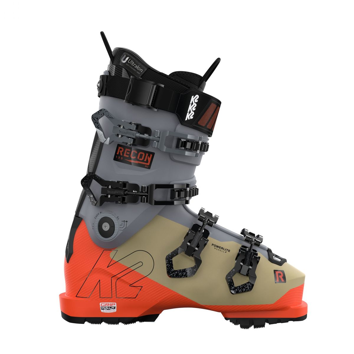 K2 Recon 130 MV, skistøvler, herre, orange