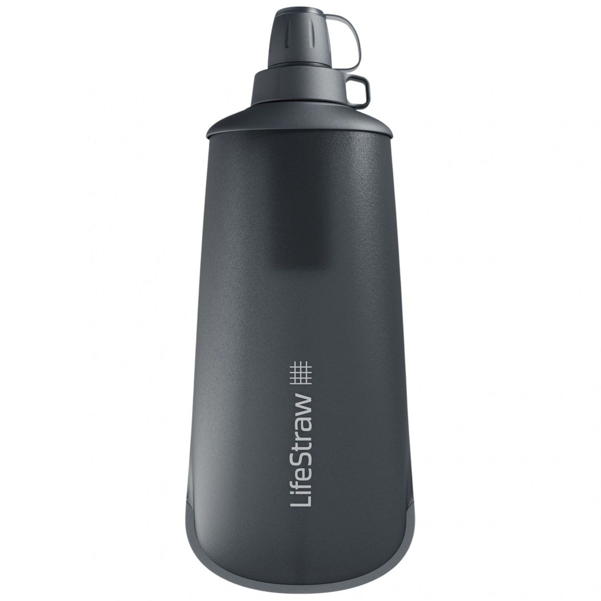 LifeStraw Peak Series Collabsible Squeeze Bottle, 1L, mørkegrå