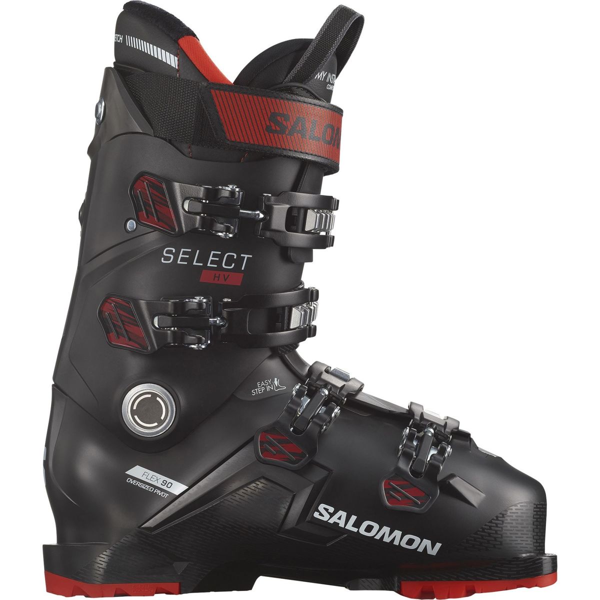 Salomon Select HV 90 GW, skistøvler, herre, sort/rød