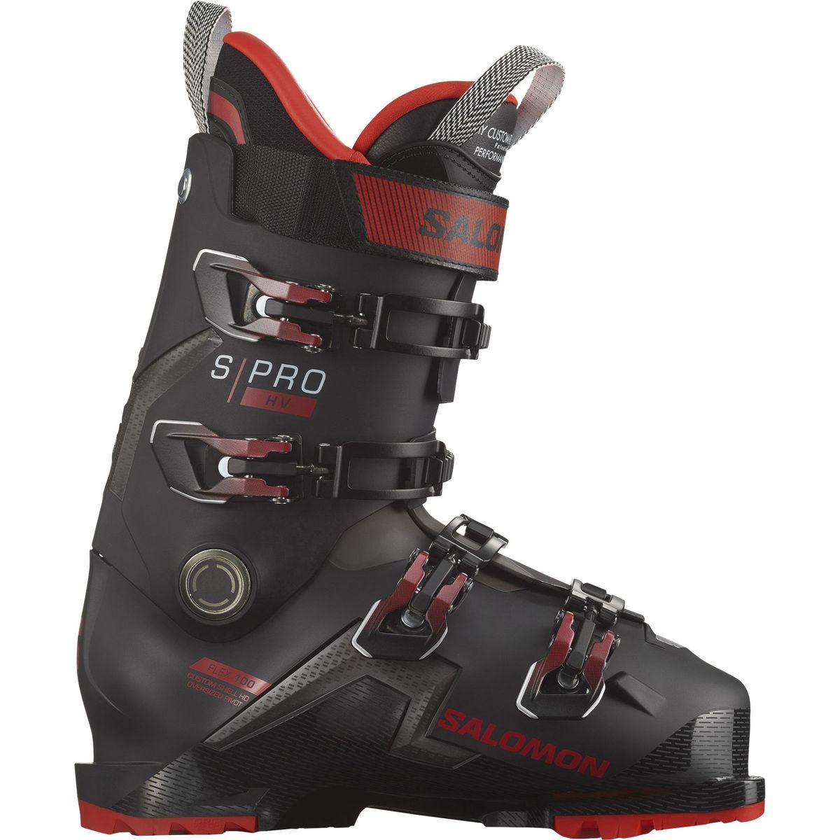 Salomon S/PRO HV 100 GW, skistøvler, herre, sort/rød