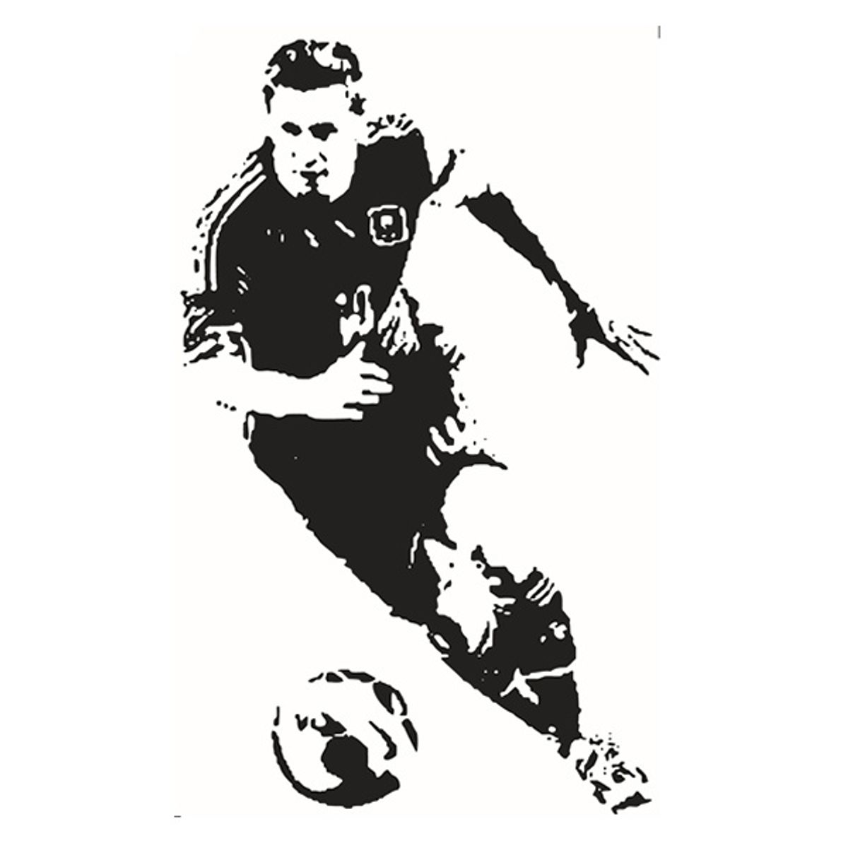 Lionel Messi wallsticker. 85.5x53cm