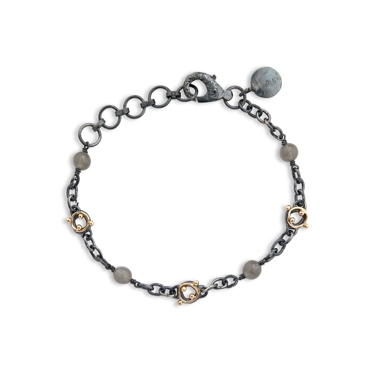 Zeus Stone Grey Moon Armbånd