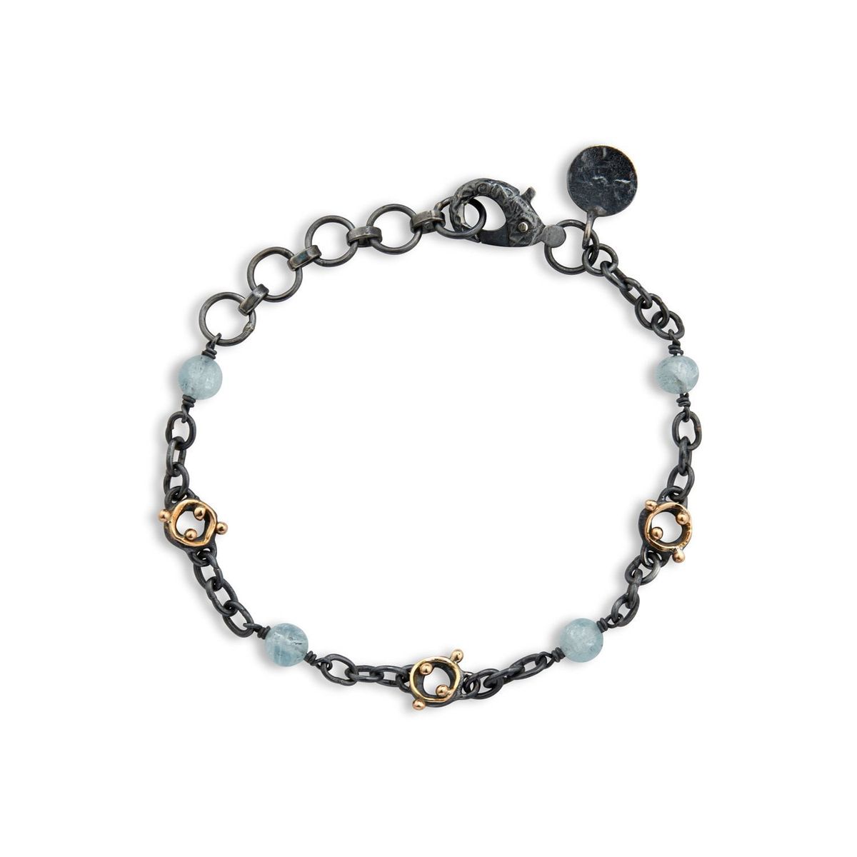 Zeus Stone Aqua Armbånd