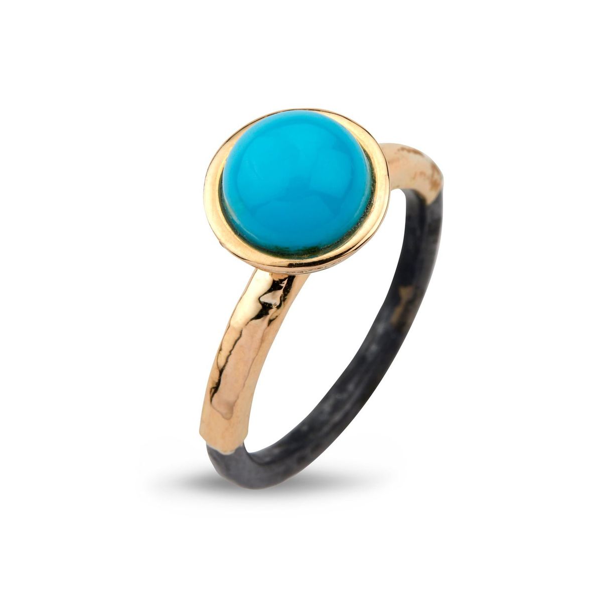 Ring Victoria Rose Turquois Cab - 58