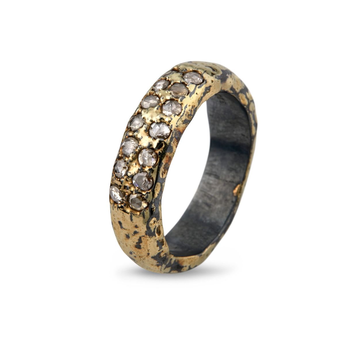 Ring Heritage Golden Pavé - 52