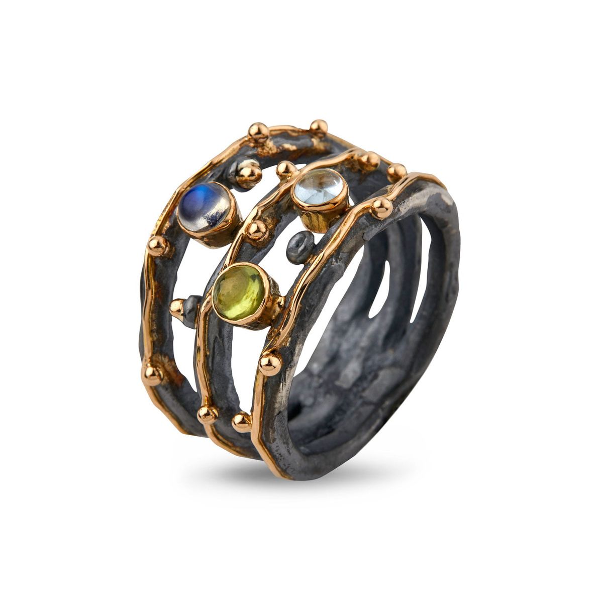 Ring Zeus Tribeca Blue/Green - 53