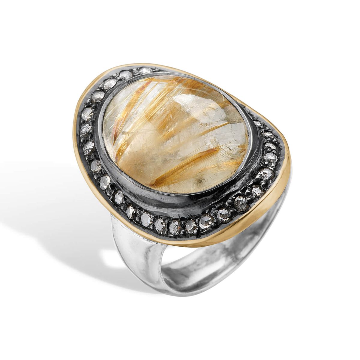 Ring Corso BoHo Rutile Quartz - 52