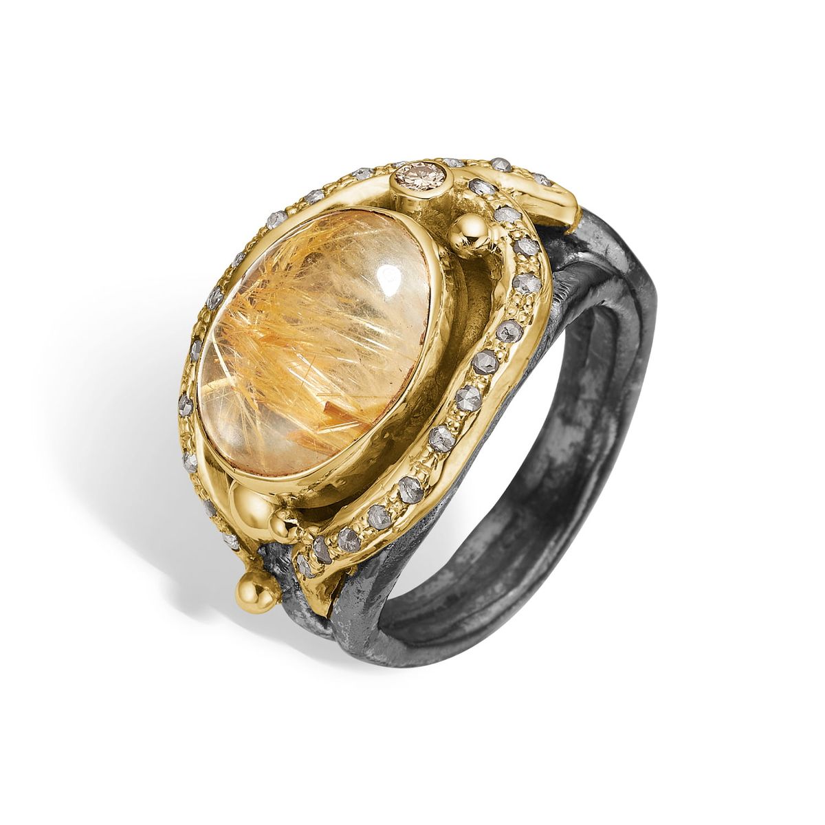 Ring Kensho Rutile Quartz - 55