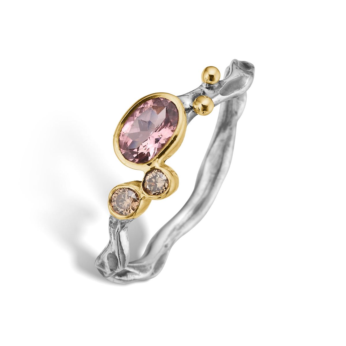 Grace Single Pink Tour Polished Ring - 58