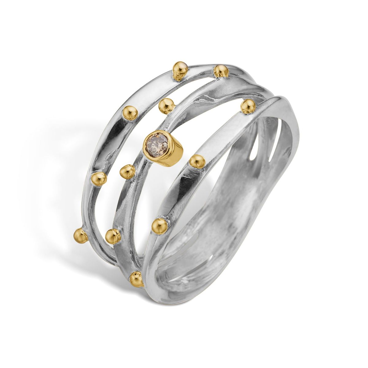 Lotus Trio Ring - 60