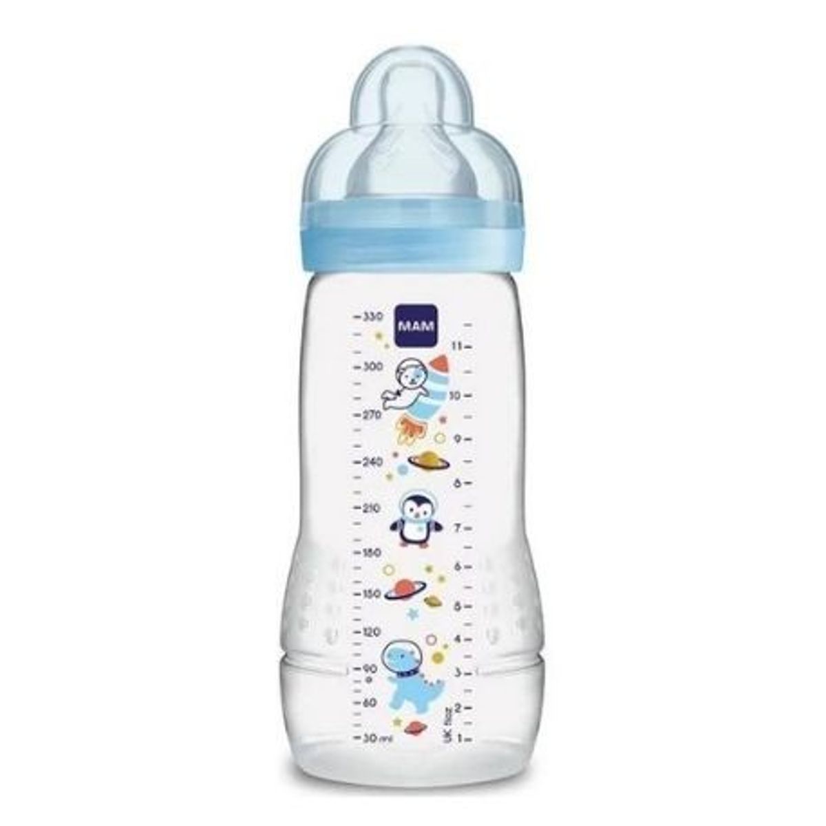 Mam, Easy Active Baby Bottle, 330 Ml., Blue