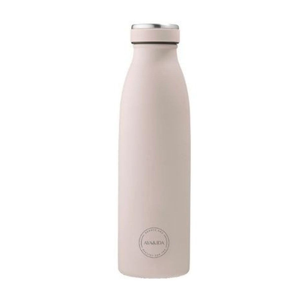 Aya&ida, Drinking Bottle, Drikkeflaske Med Låg, 500 Ml, Soft Rose