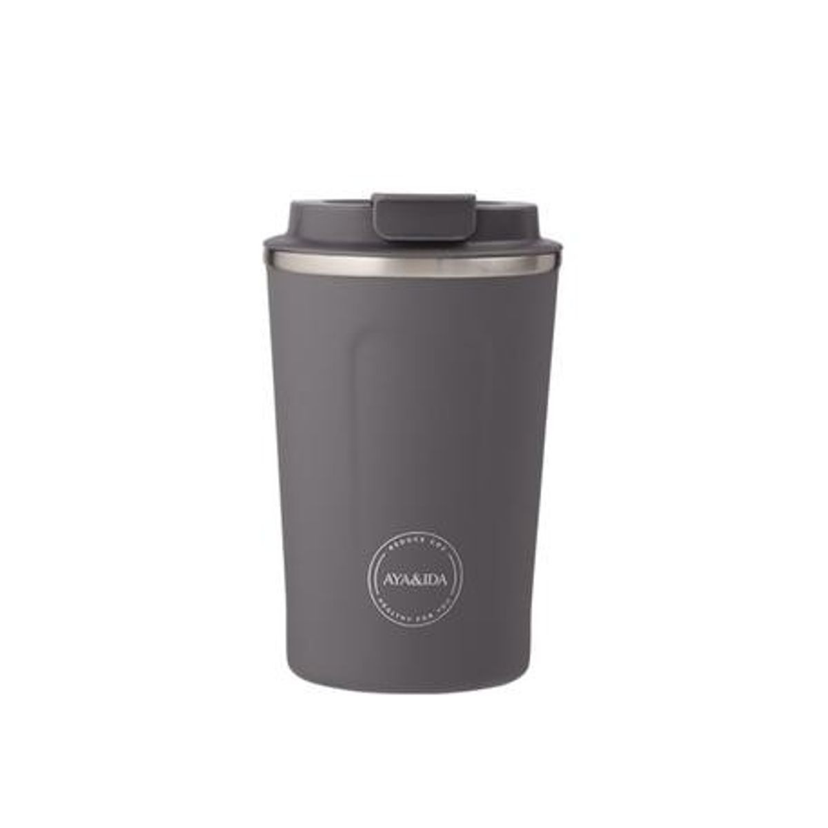 Aya&ida, Cup2go, 380 Ml, Dark Grey