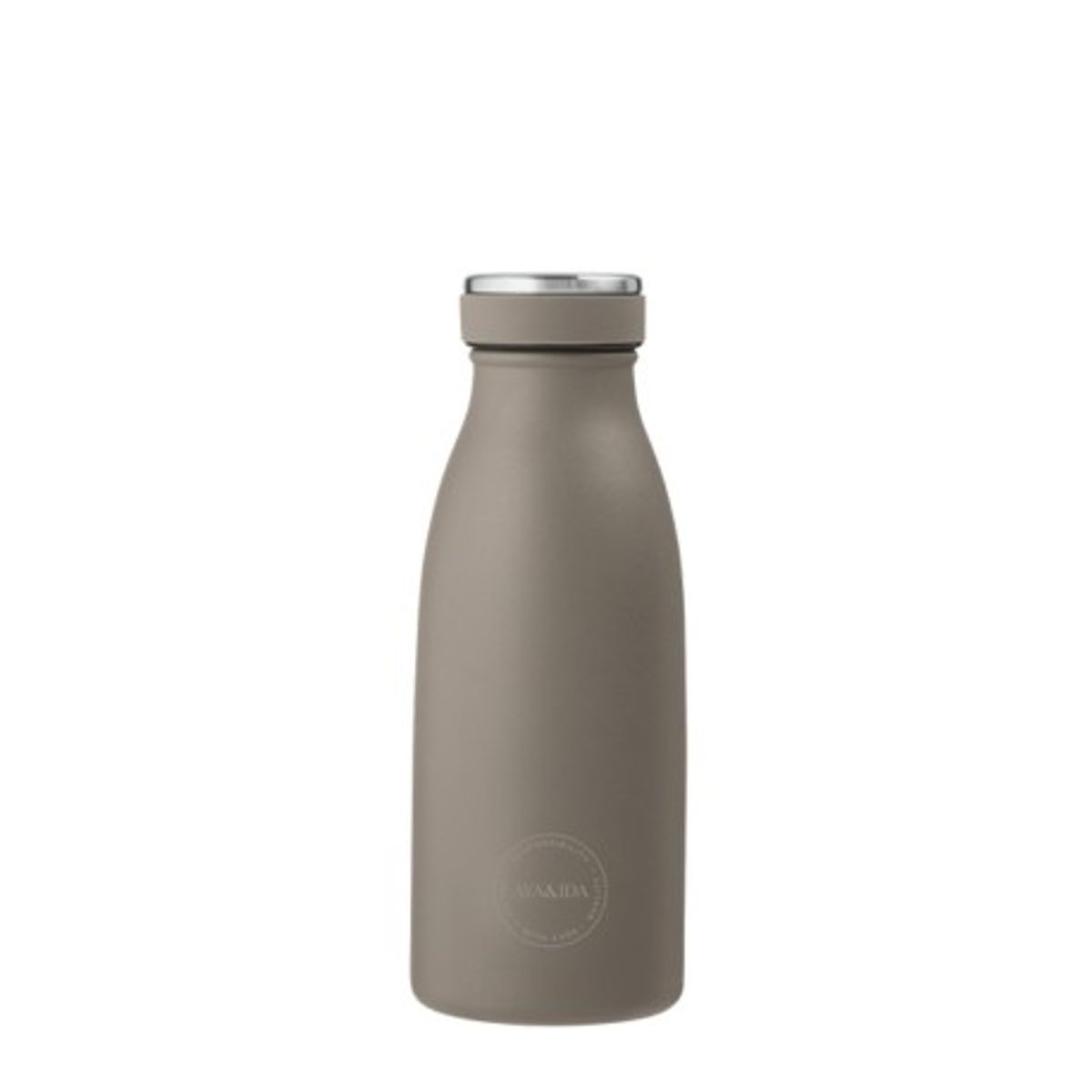 Aya&ida, Drinking Bottle, Drikkeflaske Med Låg, 350 Ml, Driftwood