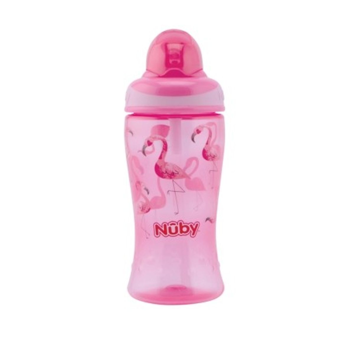 Nüby, Flip-it Sportsflaske, 12+ Mdr., Pink