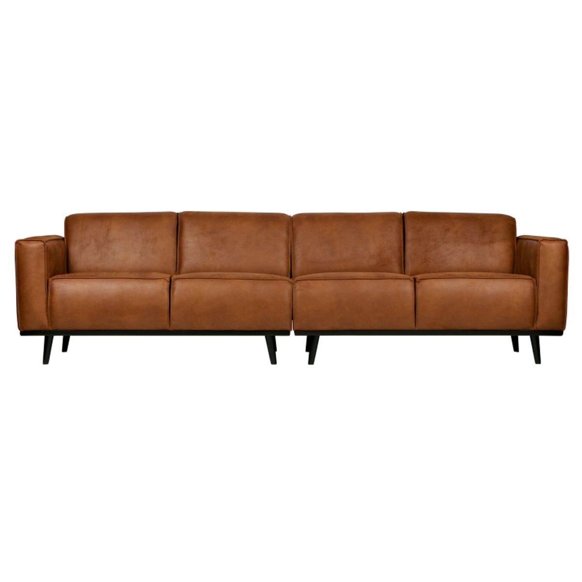 Statement 4-pers Sofa 280 cm Økolæder - Cognac