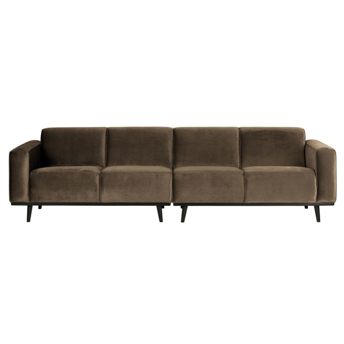 Statement 4-pers Sofa 280 cm Velour - Taupe