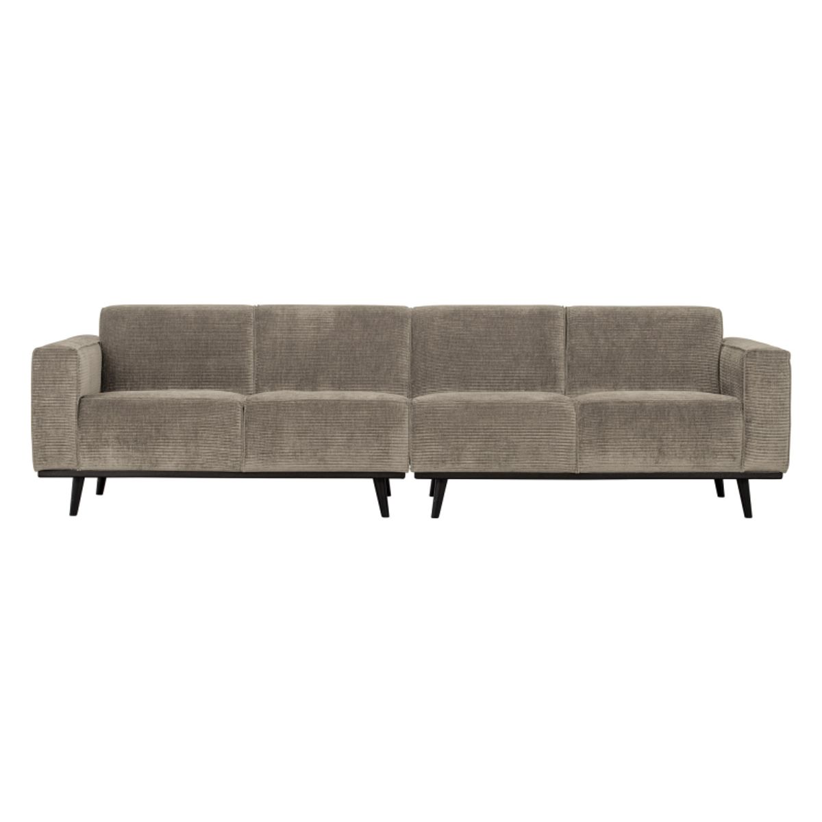 Statement 4-pers Sofa 280 cm Flat Rib - Clay