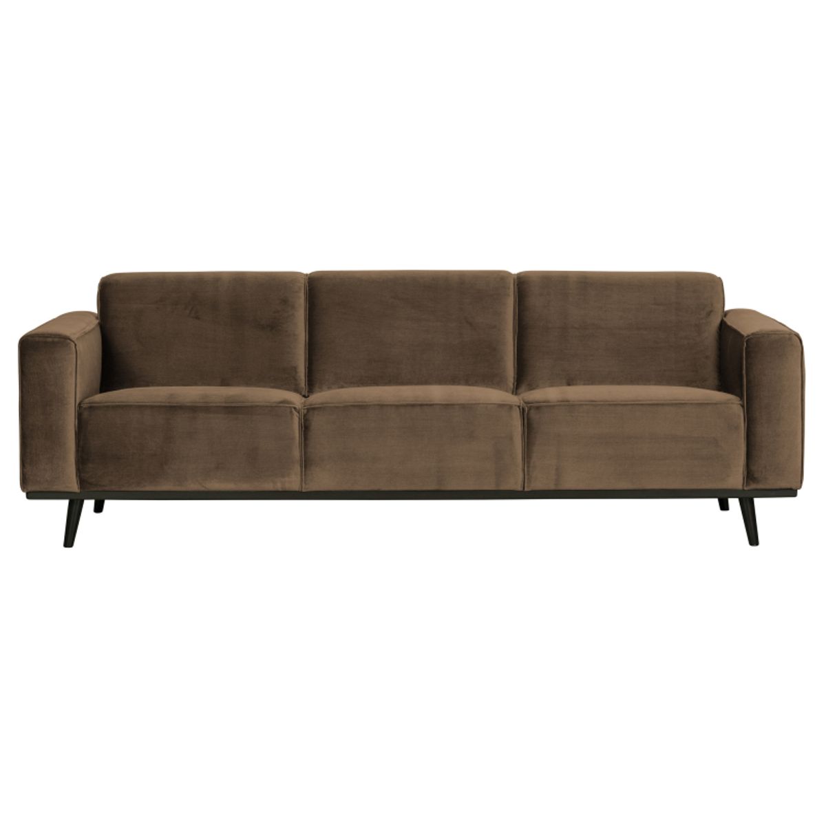 Statement 3-pers Sofa 230 cm Velour - Taupe