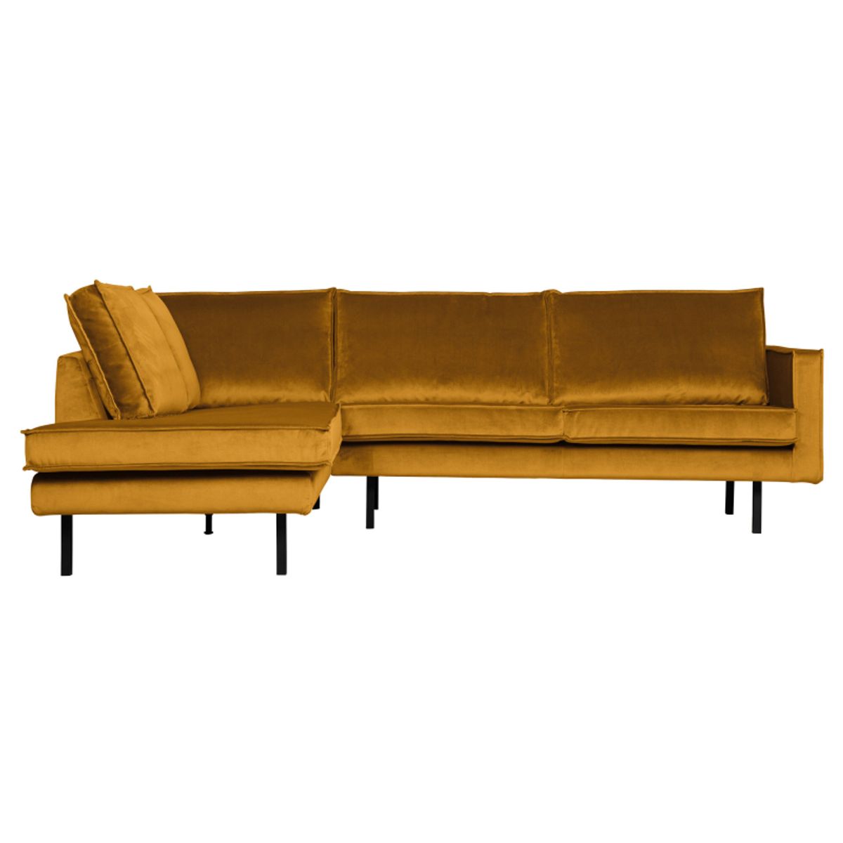 Rodeo Hjørnesofa Venstrevendt Velour - Ochre