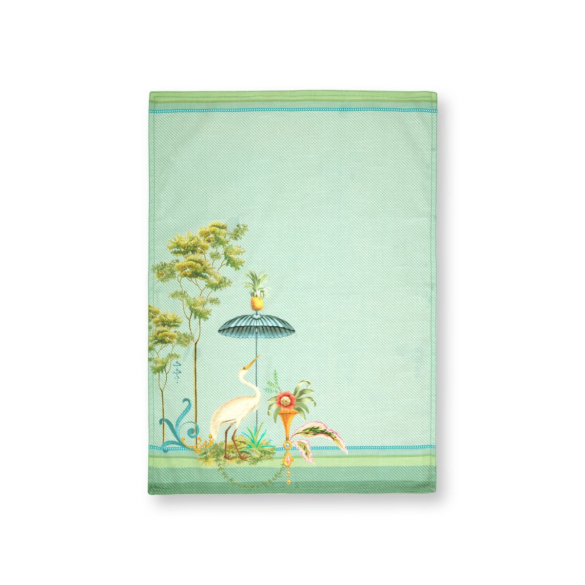 Tea Towel Jolie Heron Big Blue 50x70cm