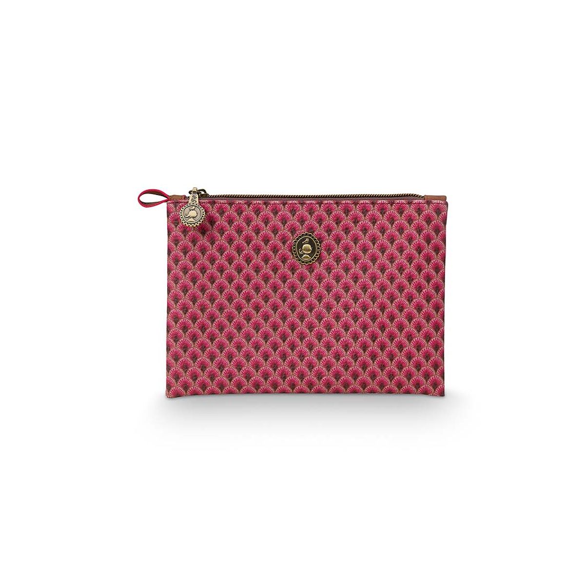 Cosmetic flat Pouch Festival pink