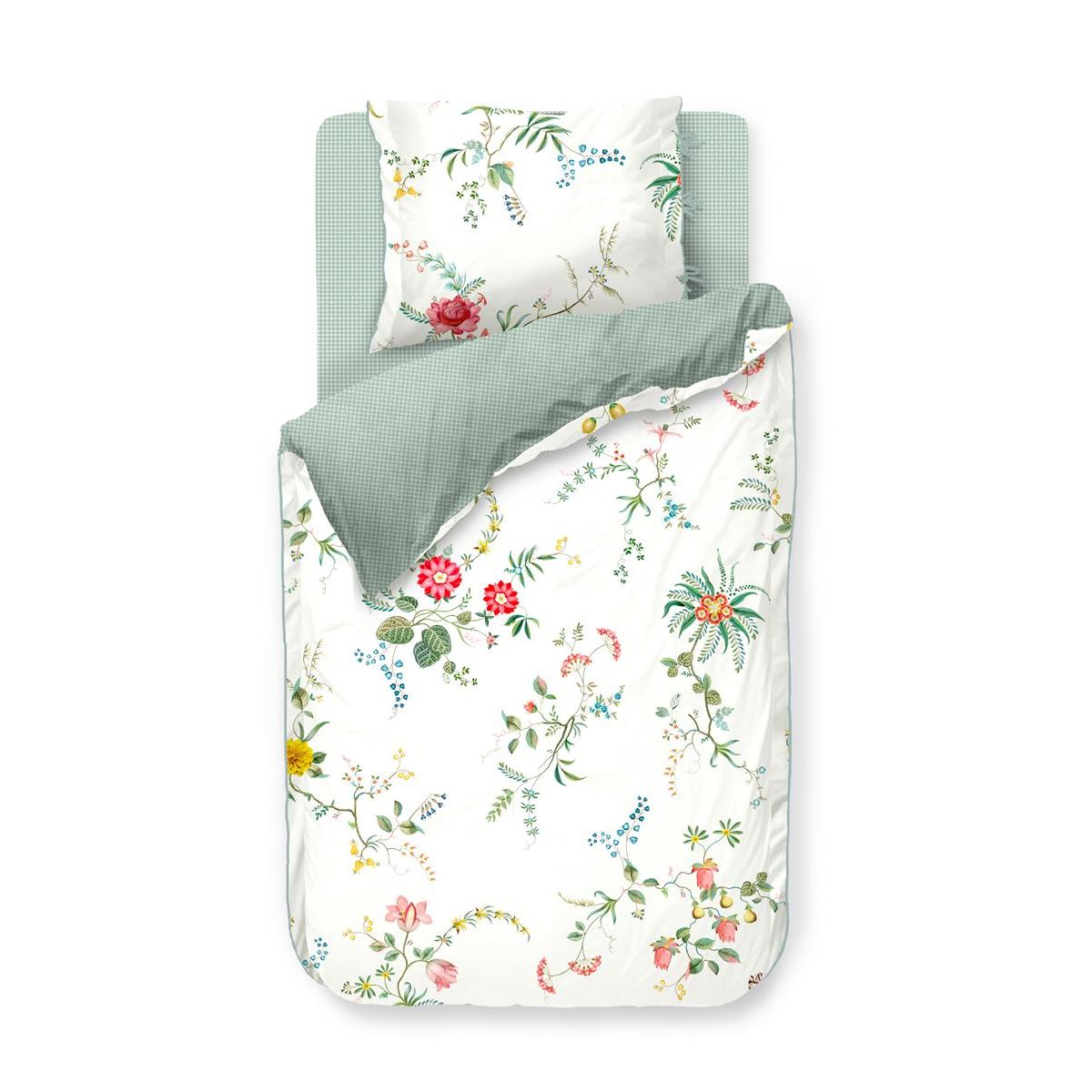 Pip Studio sengetøj duvet covers Fleur Garndeur White -140 x 200 + 60 x 63