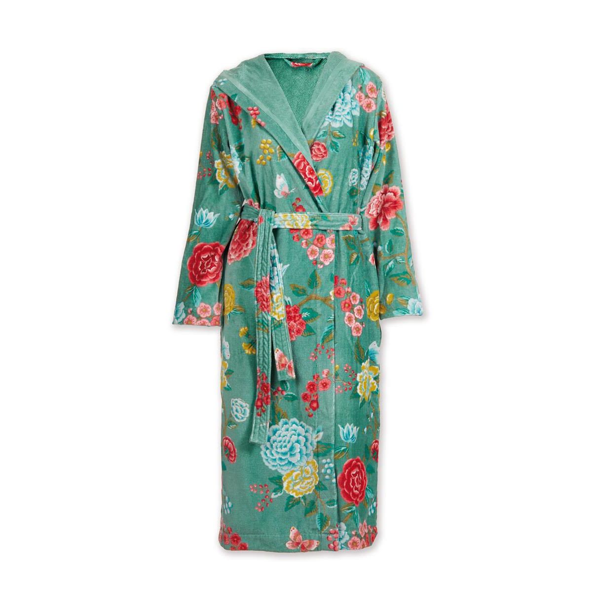 Pip Studio Good Evening Bathrobe Green XS