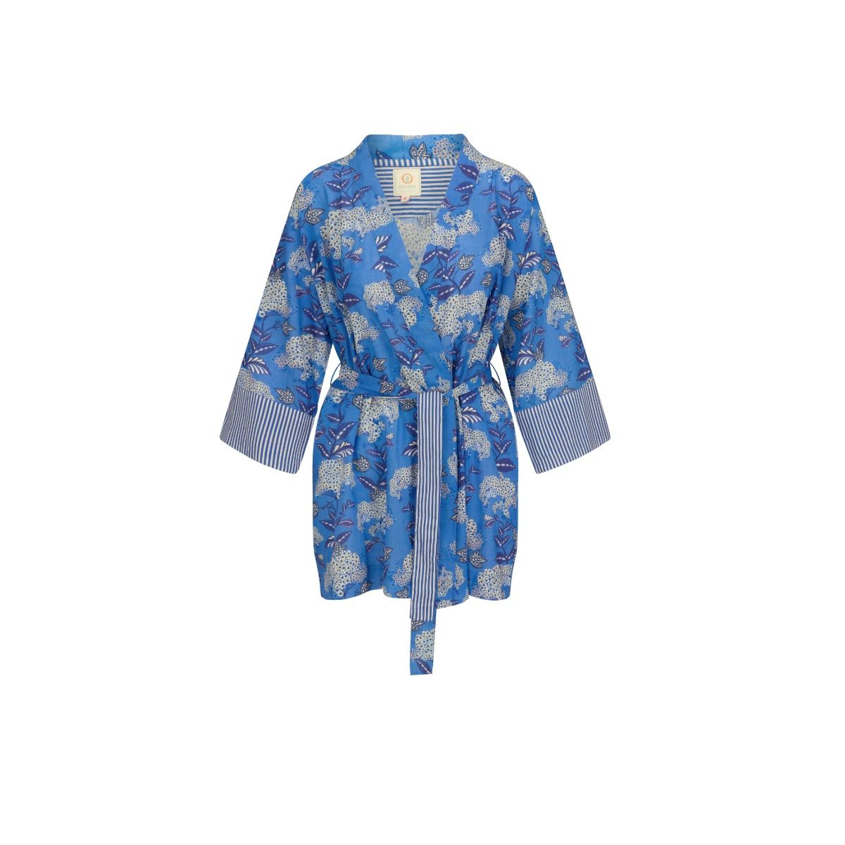 Pip Studio Kimono Flora Firenze Cobalt Blue-Small