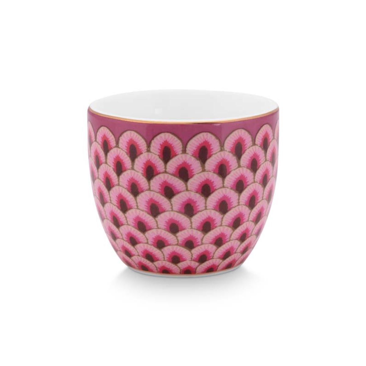 Egg Cup Flower Festival Scallop Dark Pink