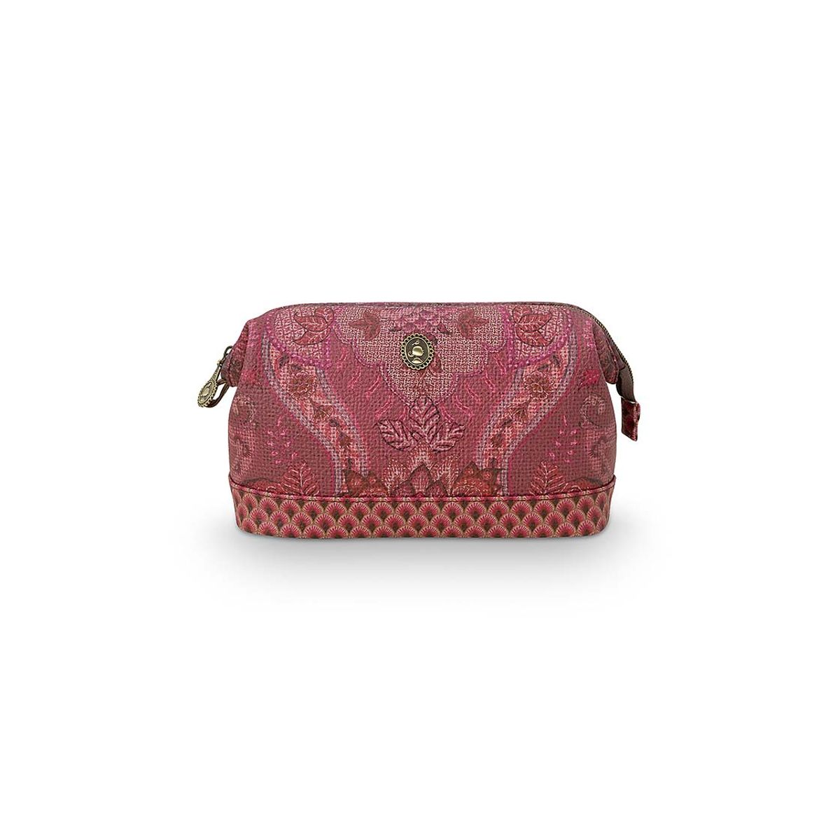 Cosmetic Purse Medium Kyoto Festival Dark Pink 22.5x9.5x15cm