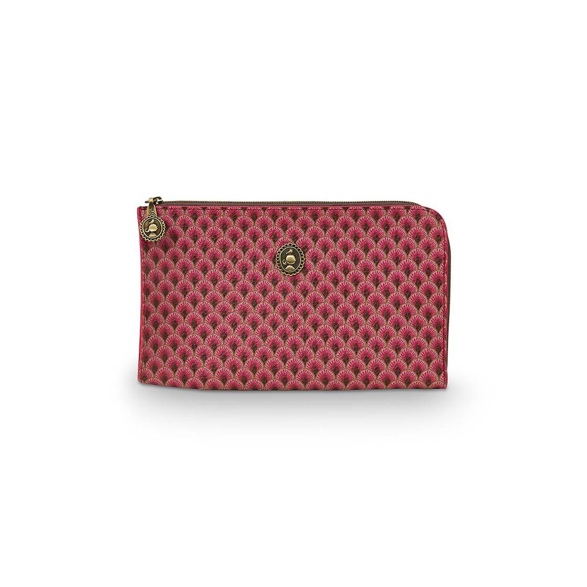 Cosmetic Zipper Pouch Suki Pink 21x12.5cm