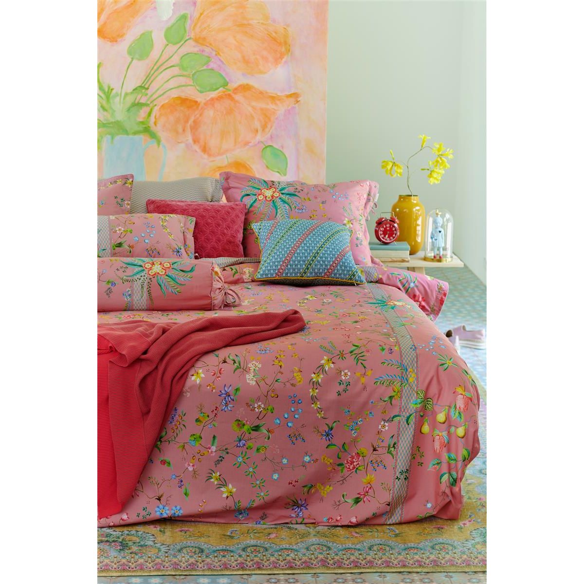 Pip Studio sengetøj duvet covers Petit Fleurs Pink-140 x 200 + 60 x 63