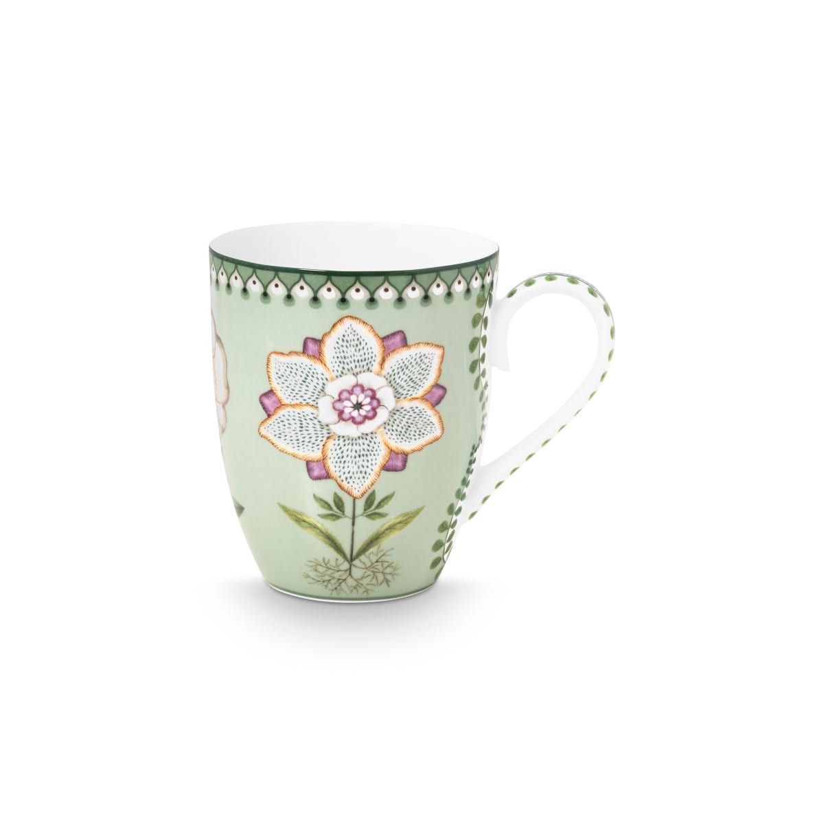 Pip Studio Mug Large Lily&Lotus Light Green 350ml