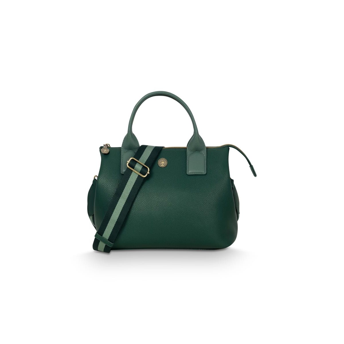 Fia Shoulder Bag Medium Green 26.5x14x22cm