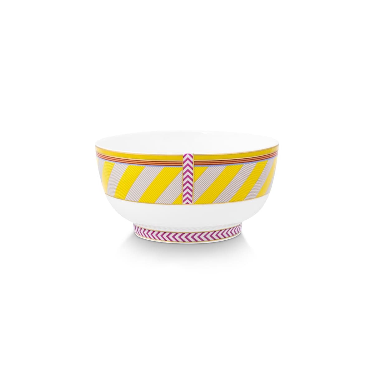 Bowl Pip Chique Stripes Yellow 15.5cm