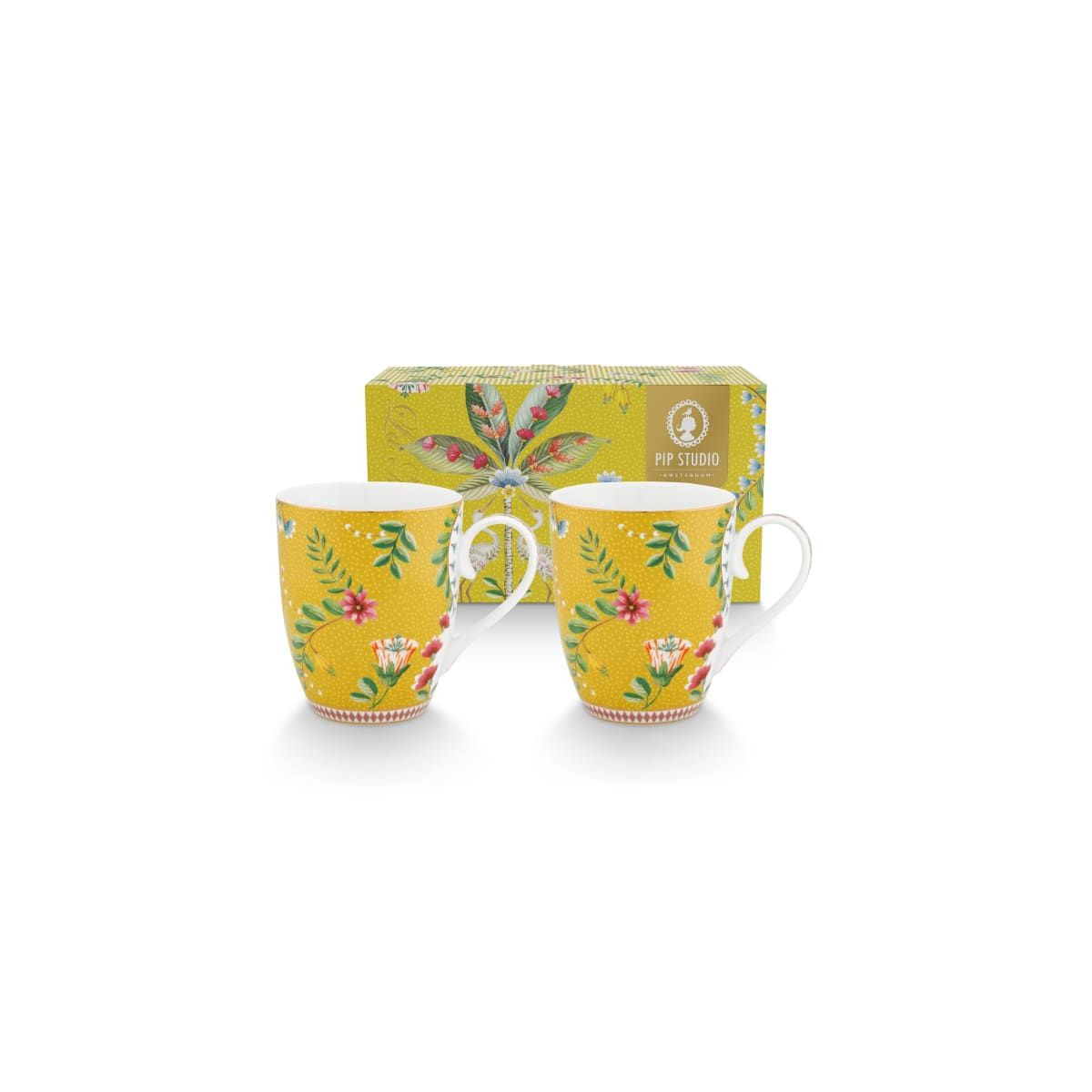 Set/2 Mugs Large La Majorelle Yellow 350ml