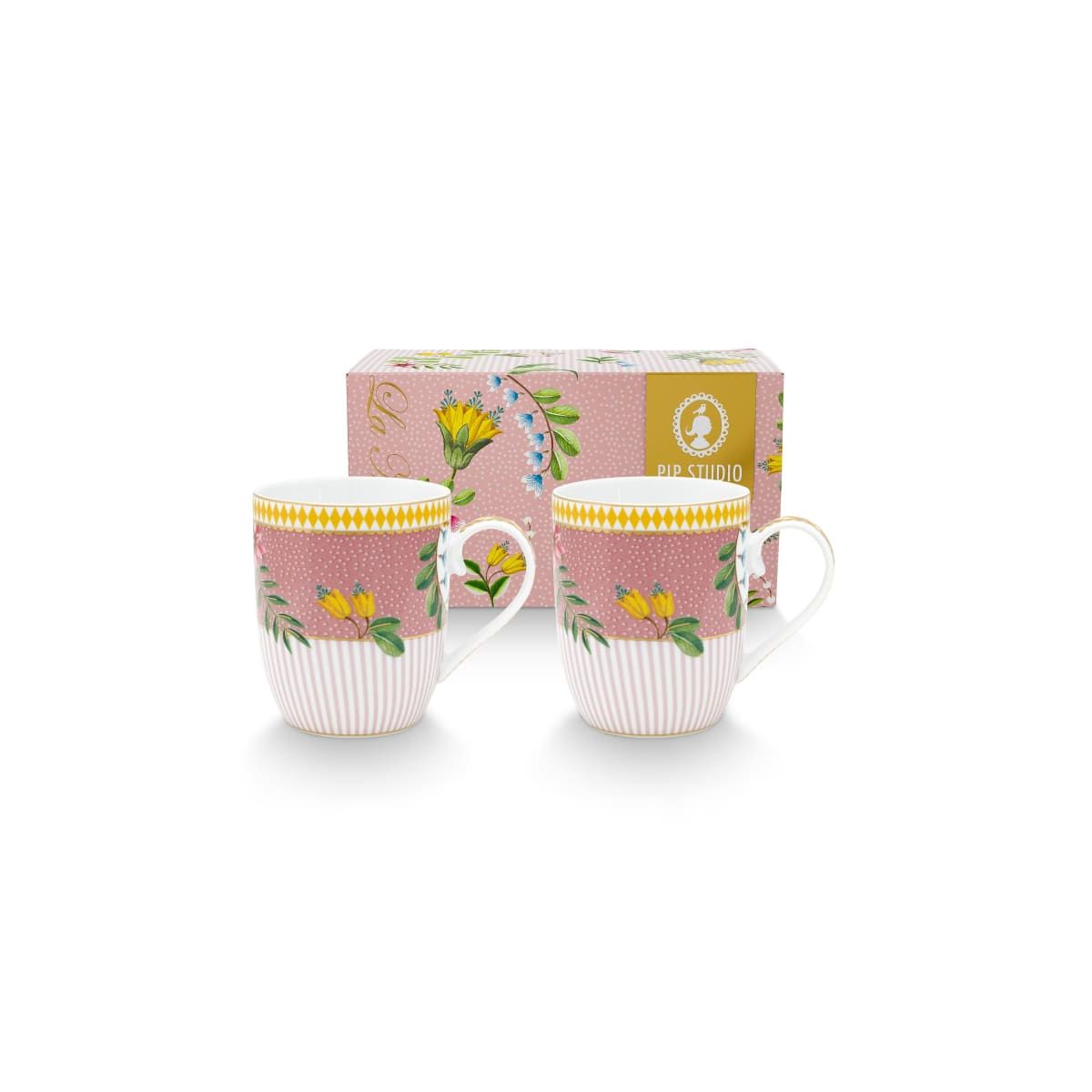 Set/2 Mug Small La Majorelle Pink 145ml