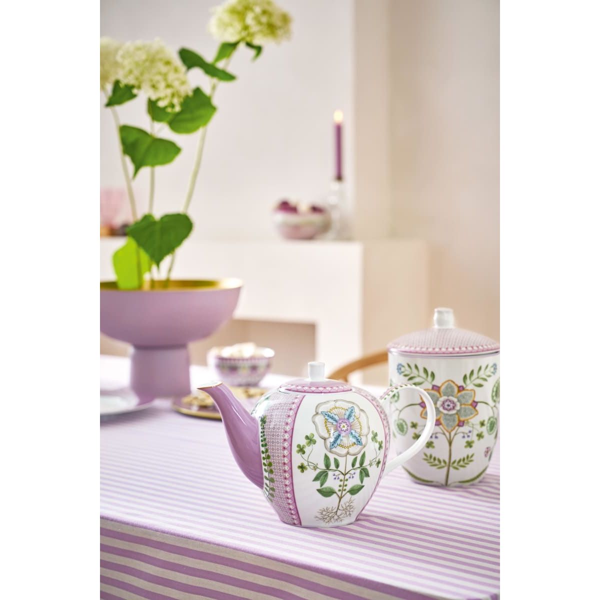 Tea Pot Lily&Lotus Tiles Lilac 1.6ltr