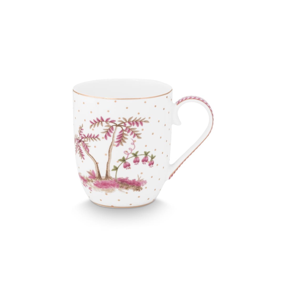 Pip Studio Mug Small Jolie Dots Gold Pink 145ml