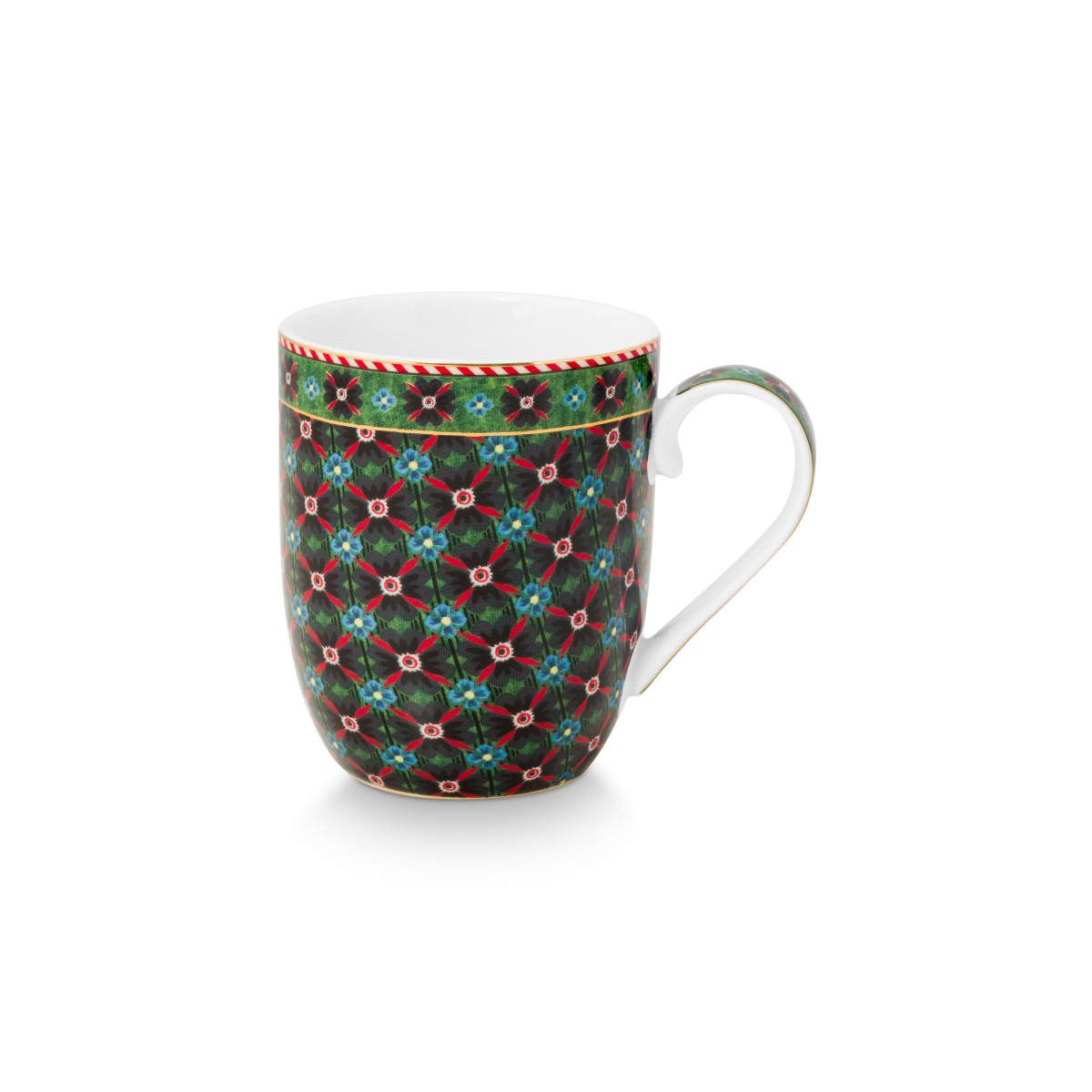 Berry Blue Mug Small Clover Green 145ml