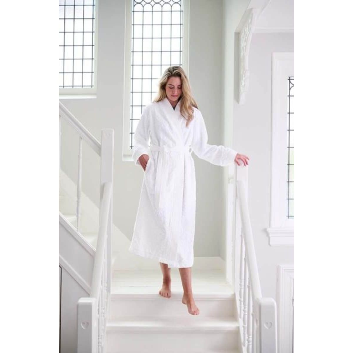 PIP Studio Mosaic de Pip Bathrobe Whi XXL