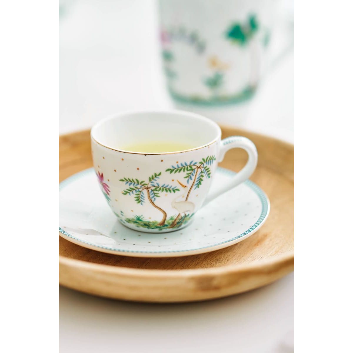 Espresso Cup & Saucer Jolie Dots Gold 120ml