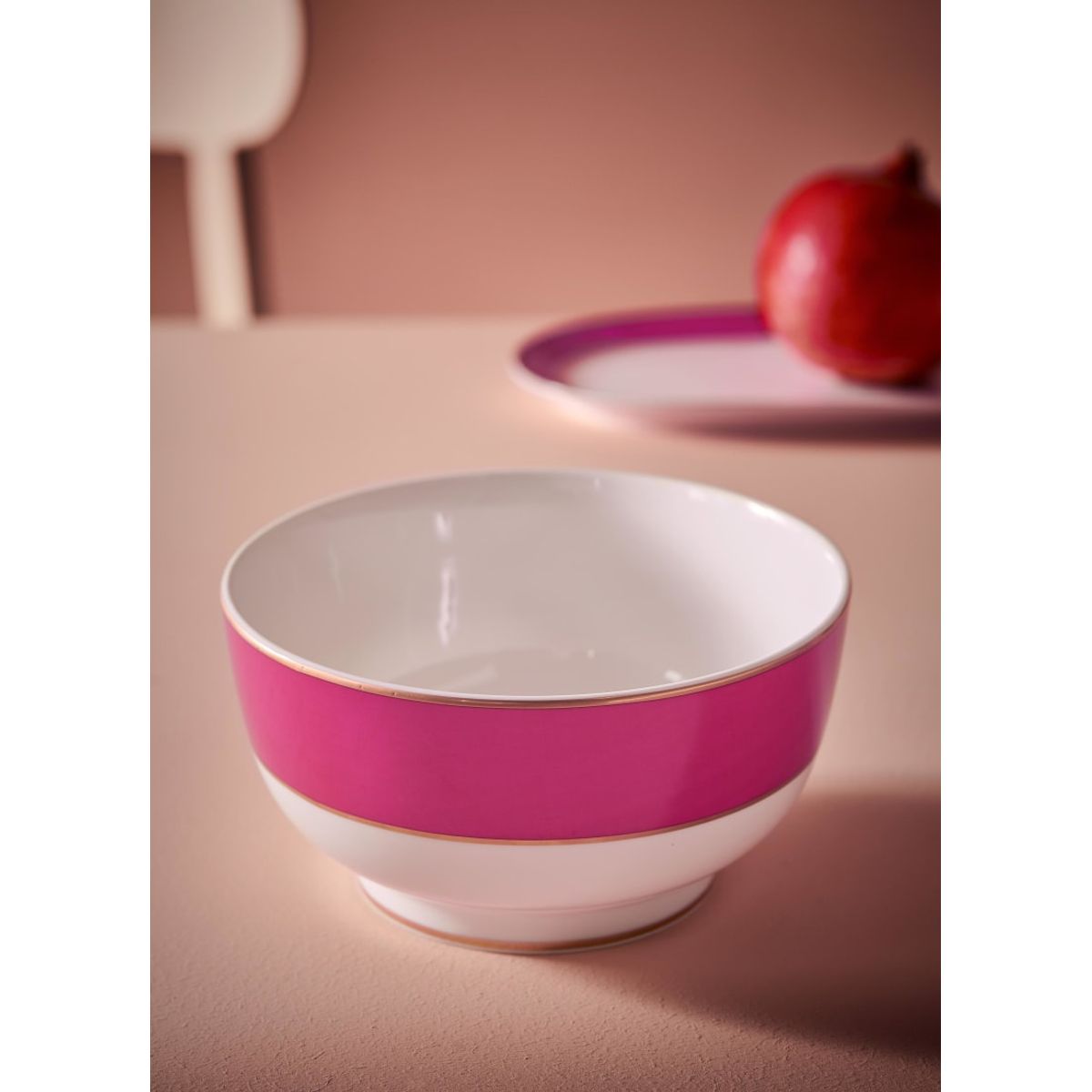 Bowl Pip Chique Gold-Pink 20.5cm