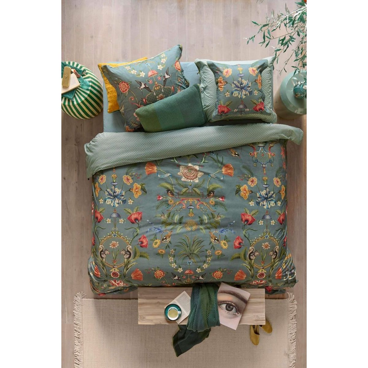 PIP Botanico Verde Blue 140x220