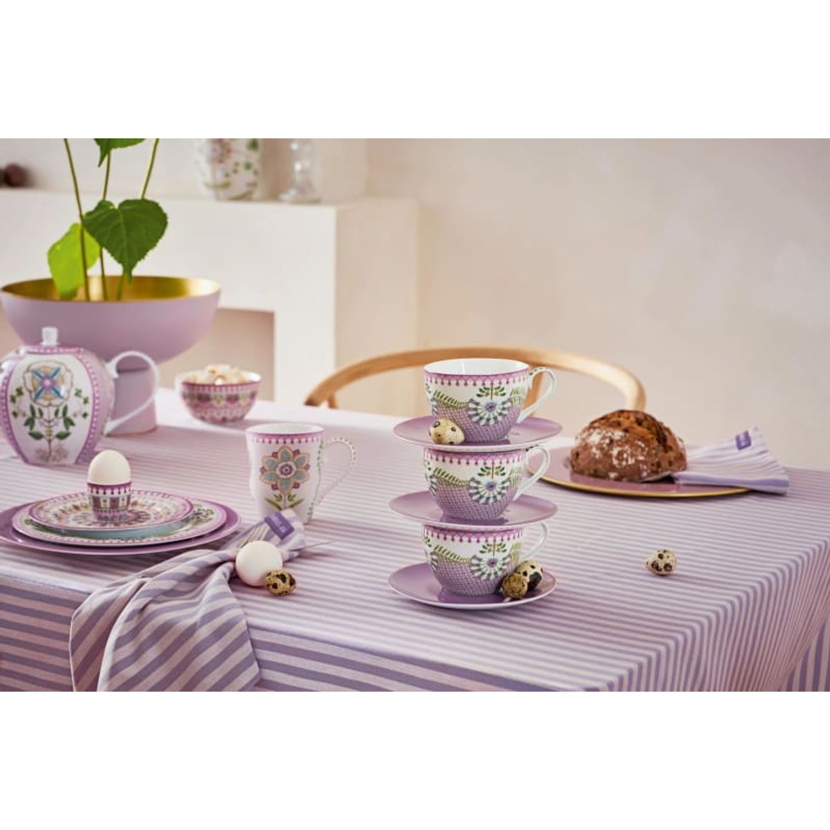 Set/2 Cups and Saucers Lily&Lotus 280ml