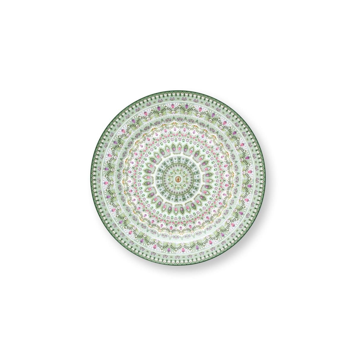 Pip Studio Plate Lily&Lotus Moon Delight Light Green 32cm