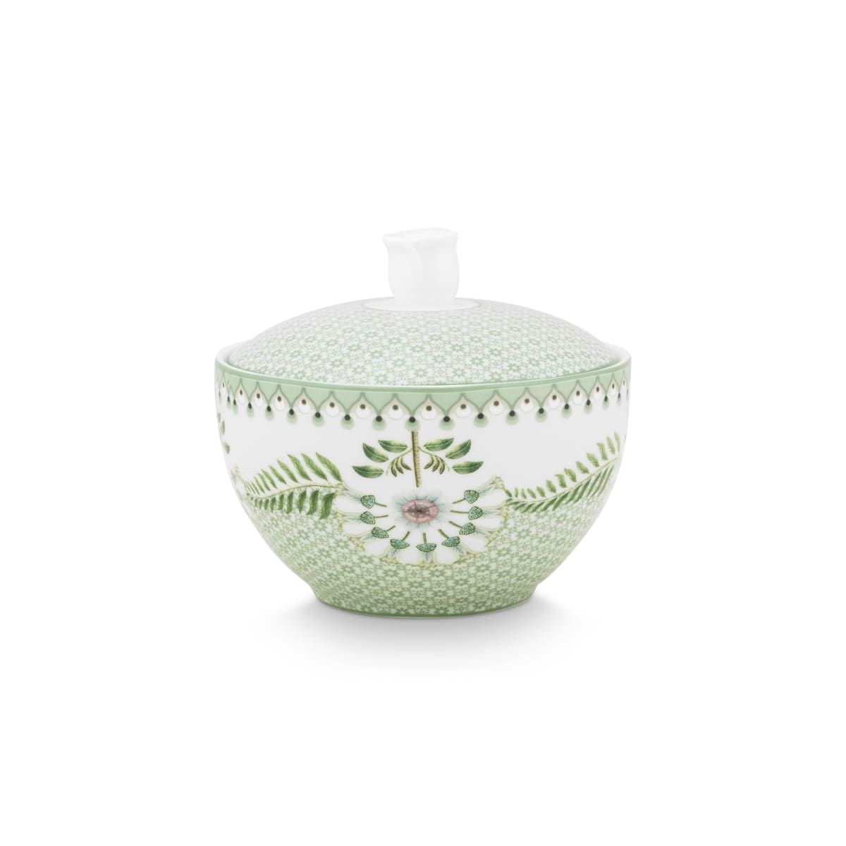 Pip Studio Sugar Bowl Lily&Lotus Tiles Light Green 300ml