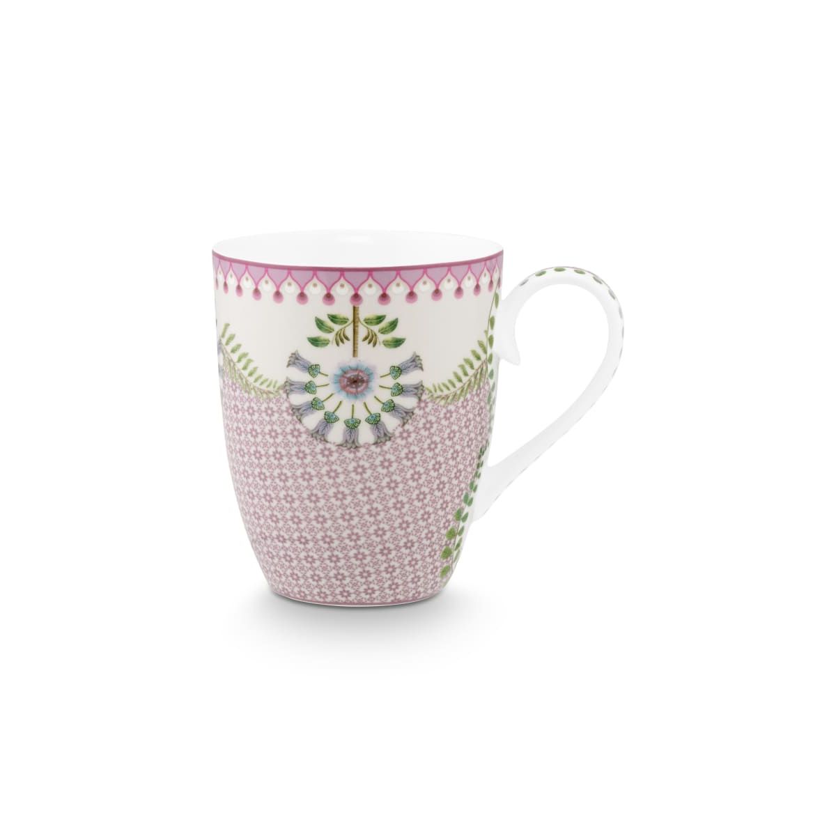 Mug Large Lily&Lotus Tiles Lilac 350ml