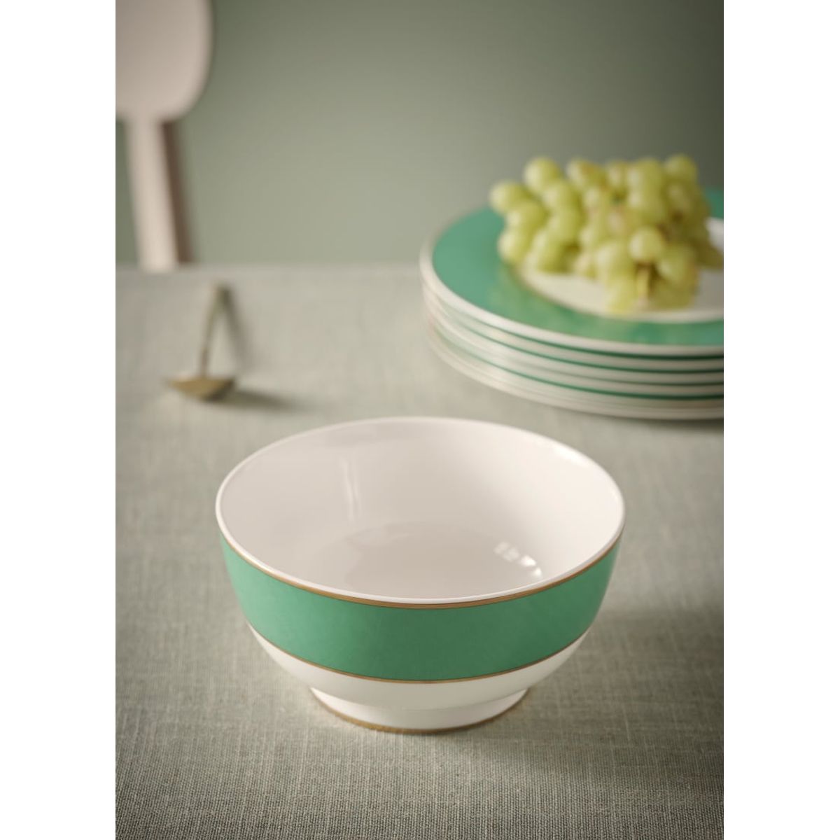 Bowl Pip Chique Gold-Green 12.5cm